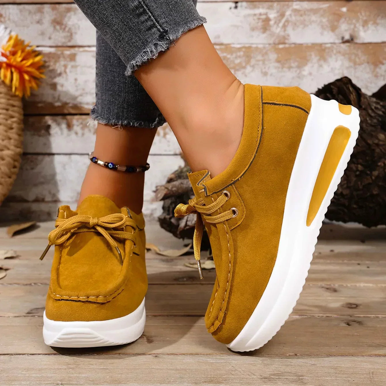 Nadia | Women's Platform Lace Up Sneakers