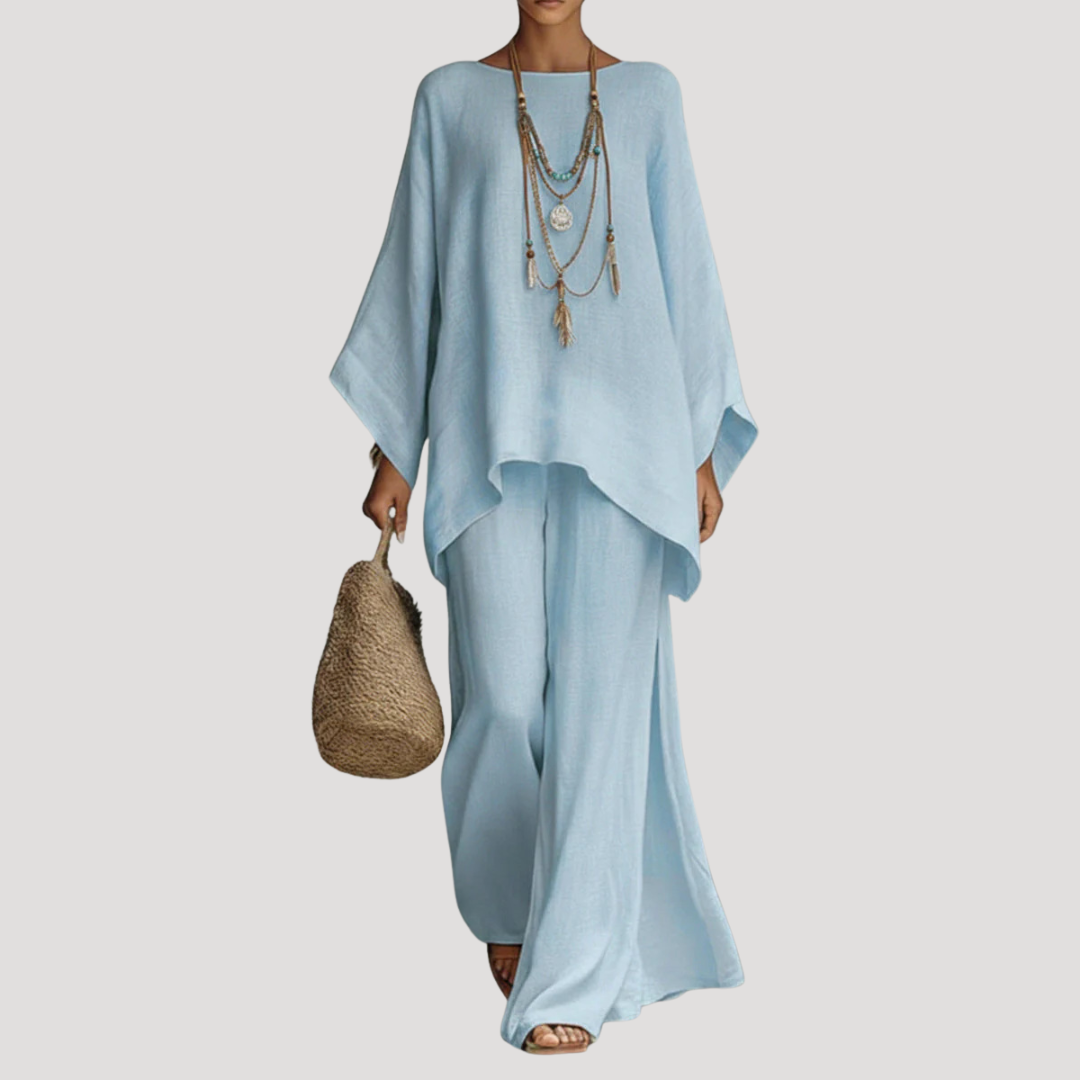 Nadia | Women's Relaxed Wide Leg Co Ord Set