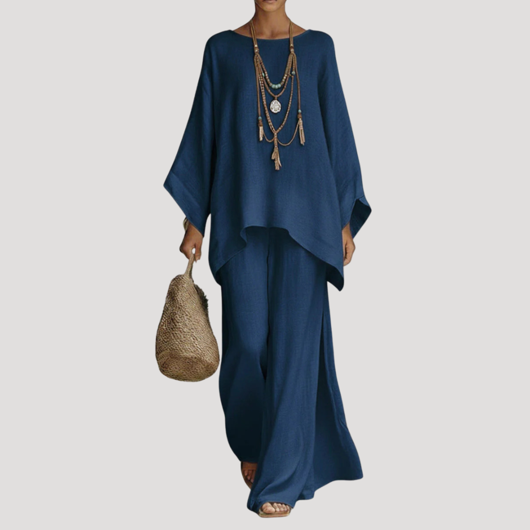 Nadia | Women's Relaxed Wide Leg Co Ord Set