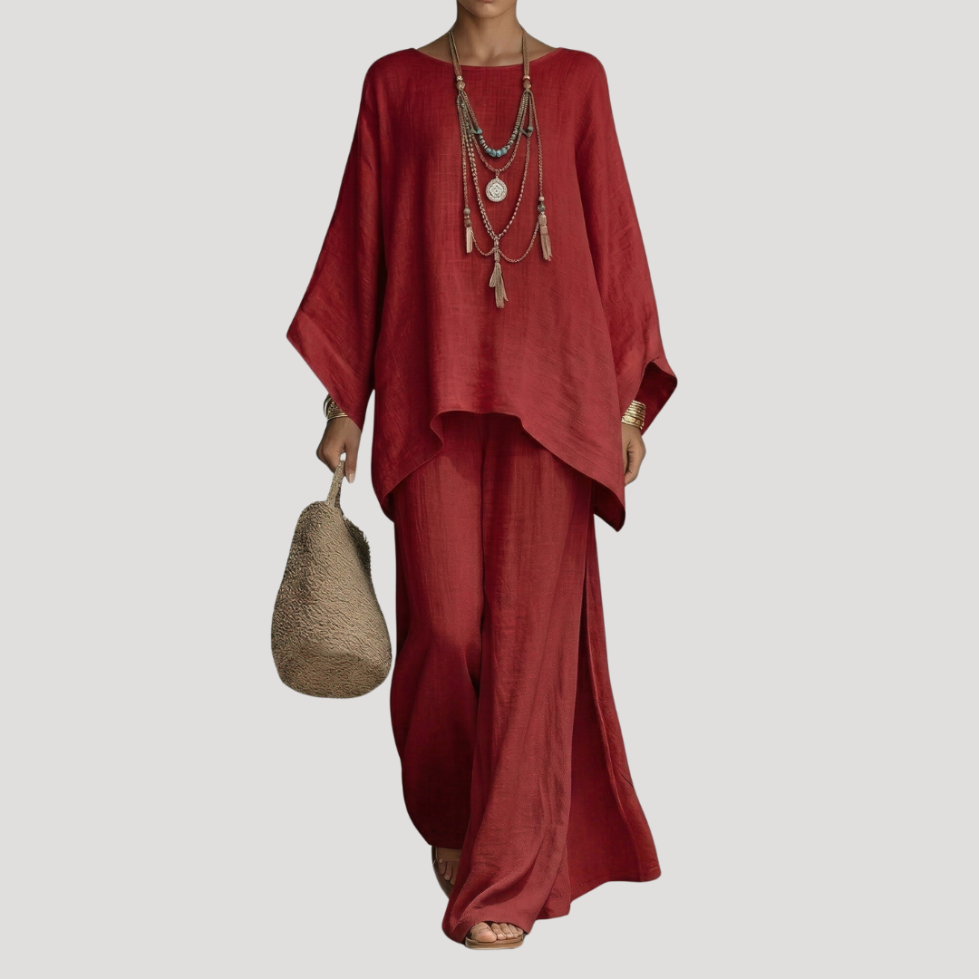 Nadia | Women's Relaxed Wide Leg Co Ord Set