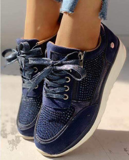 Nora | Women's Platform Lace Up Sneakers