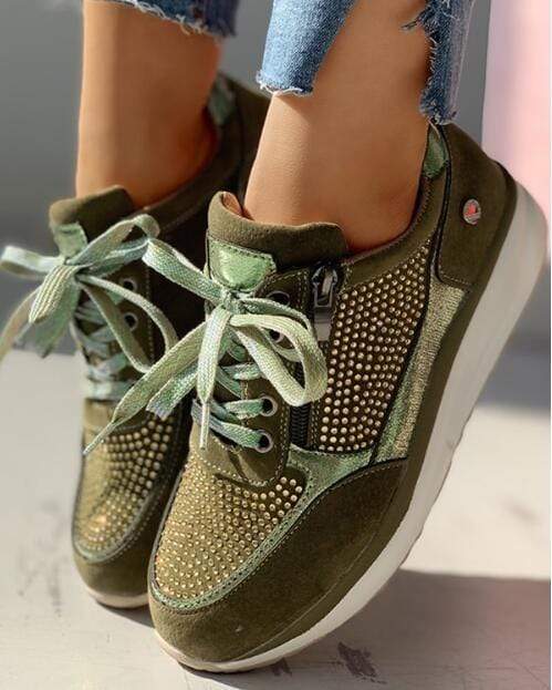 Nora | Women's Platform Lace Up Sneakers