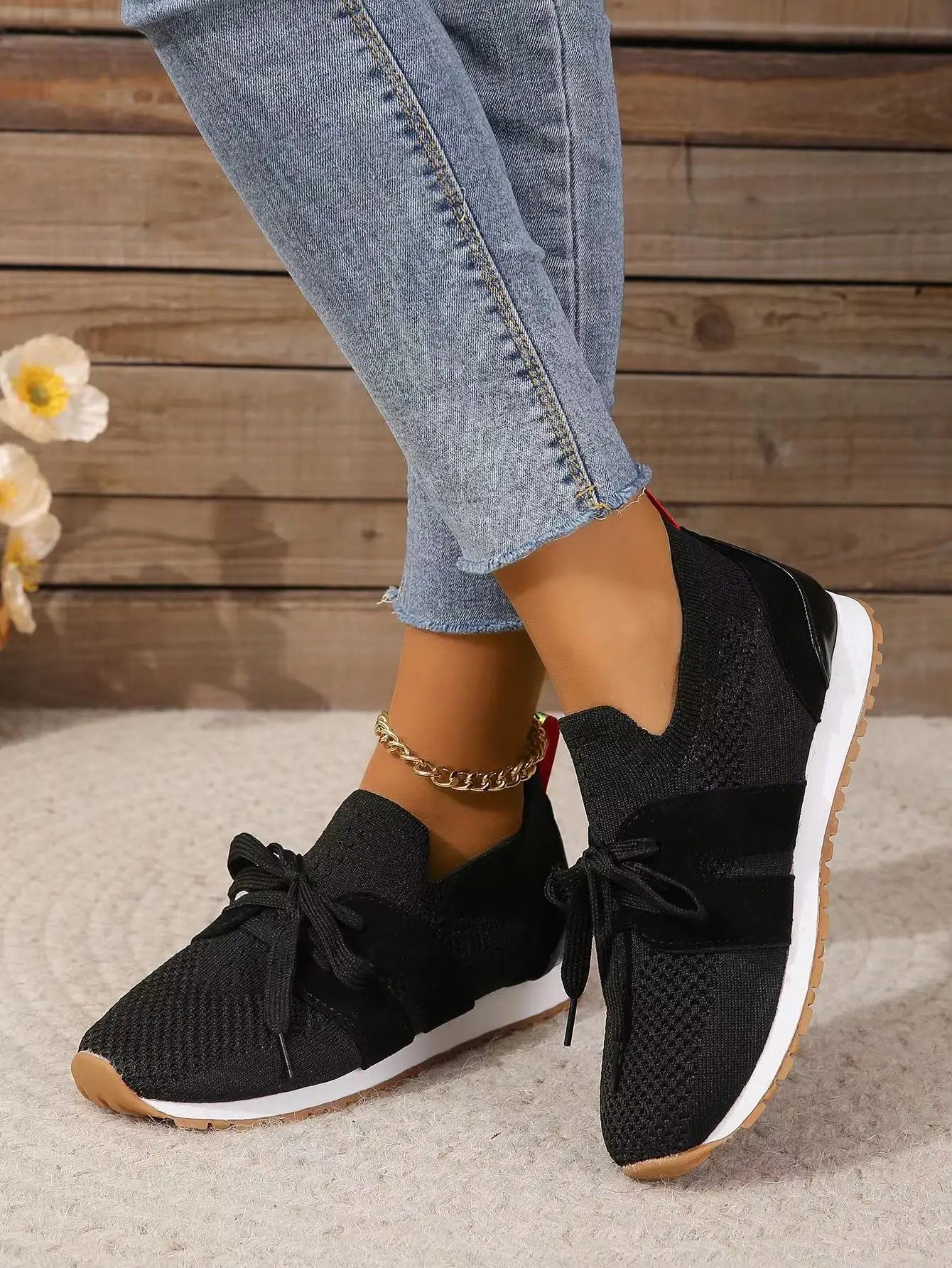 Ophelia | Women's Bow Slip-On Sneakers