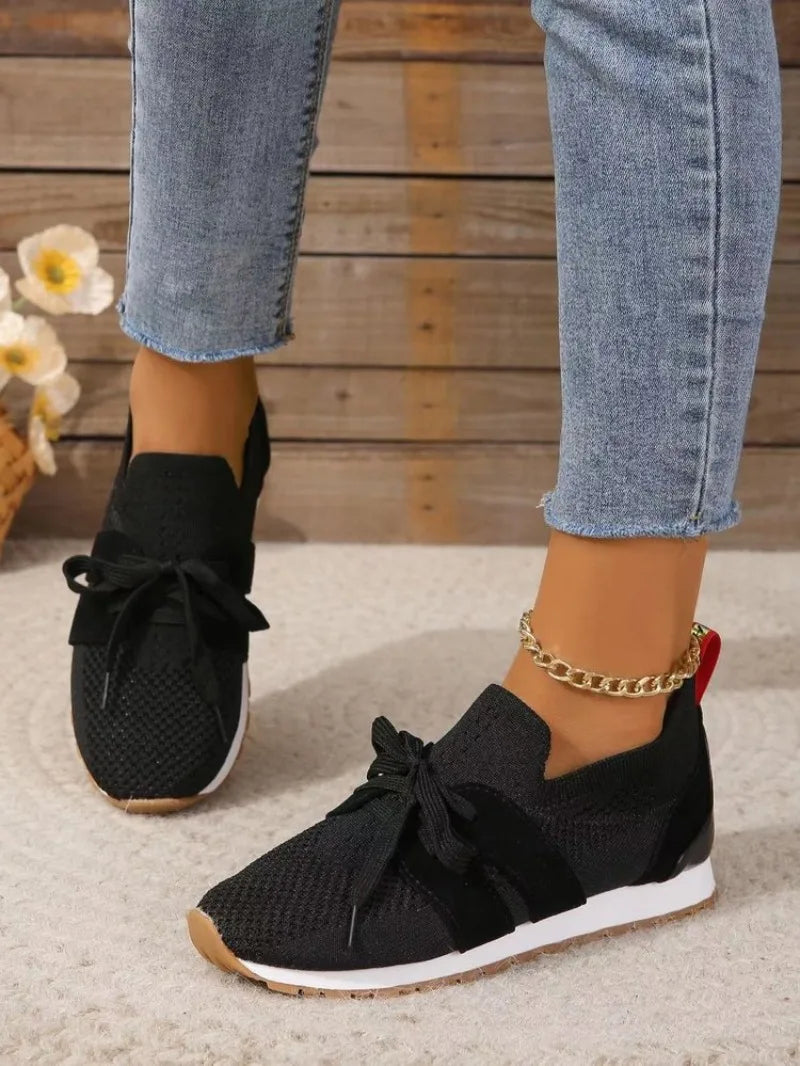 Ophelia | Women's Bow Slip-On Sneakers