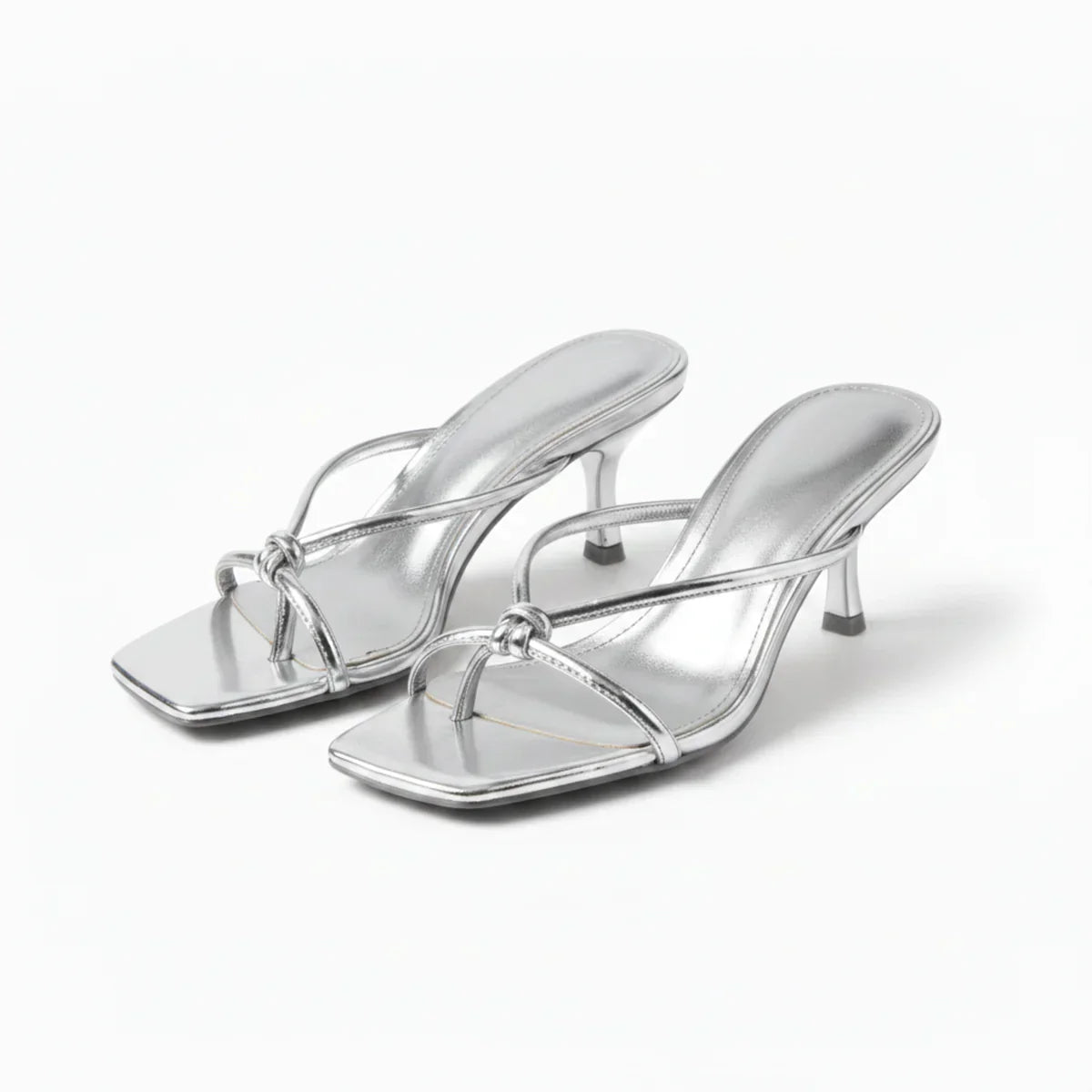 Raven | Women's Strappy Square Toe Block Heel Sandals
