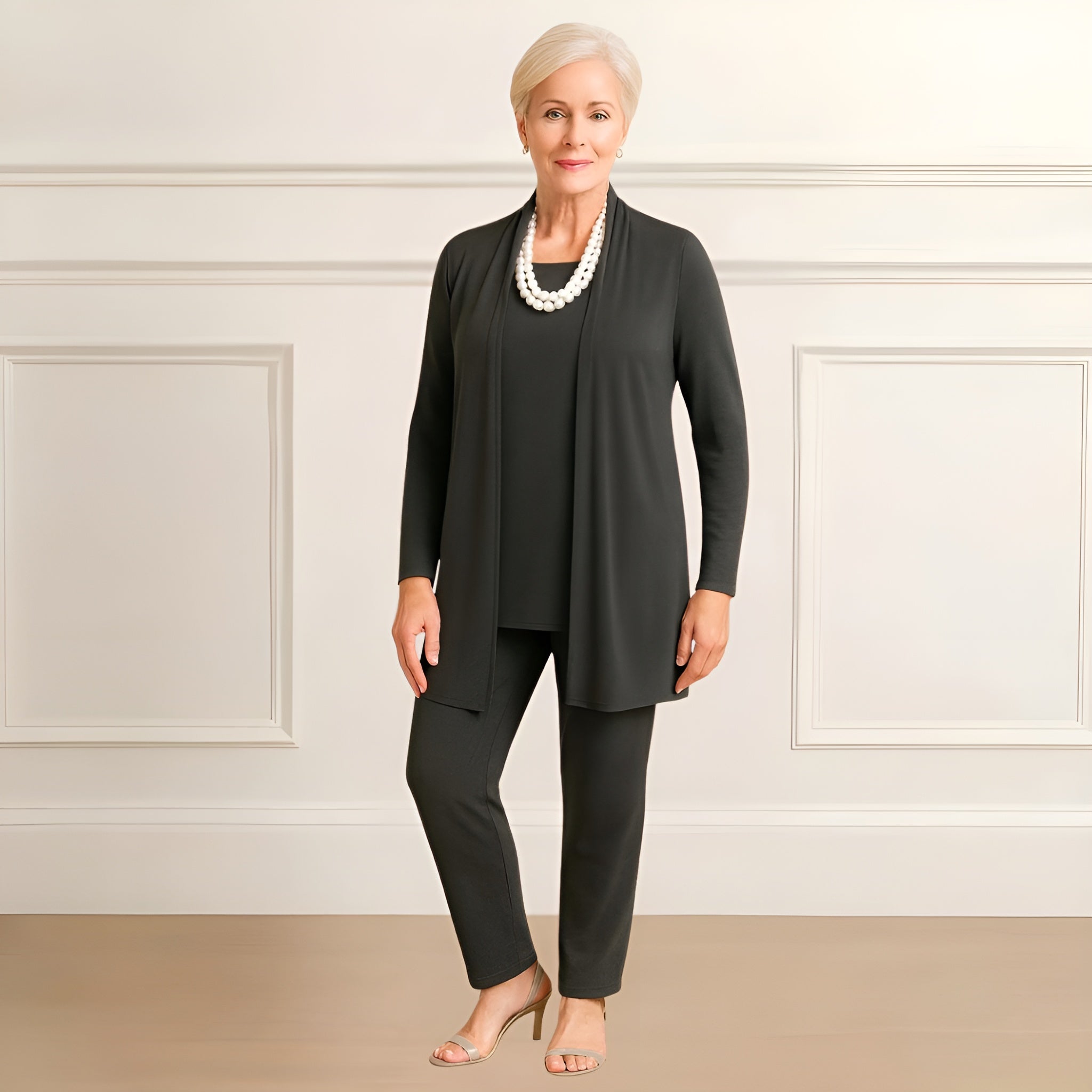 Ingrid™ | Cardigan Top & Pants Set