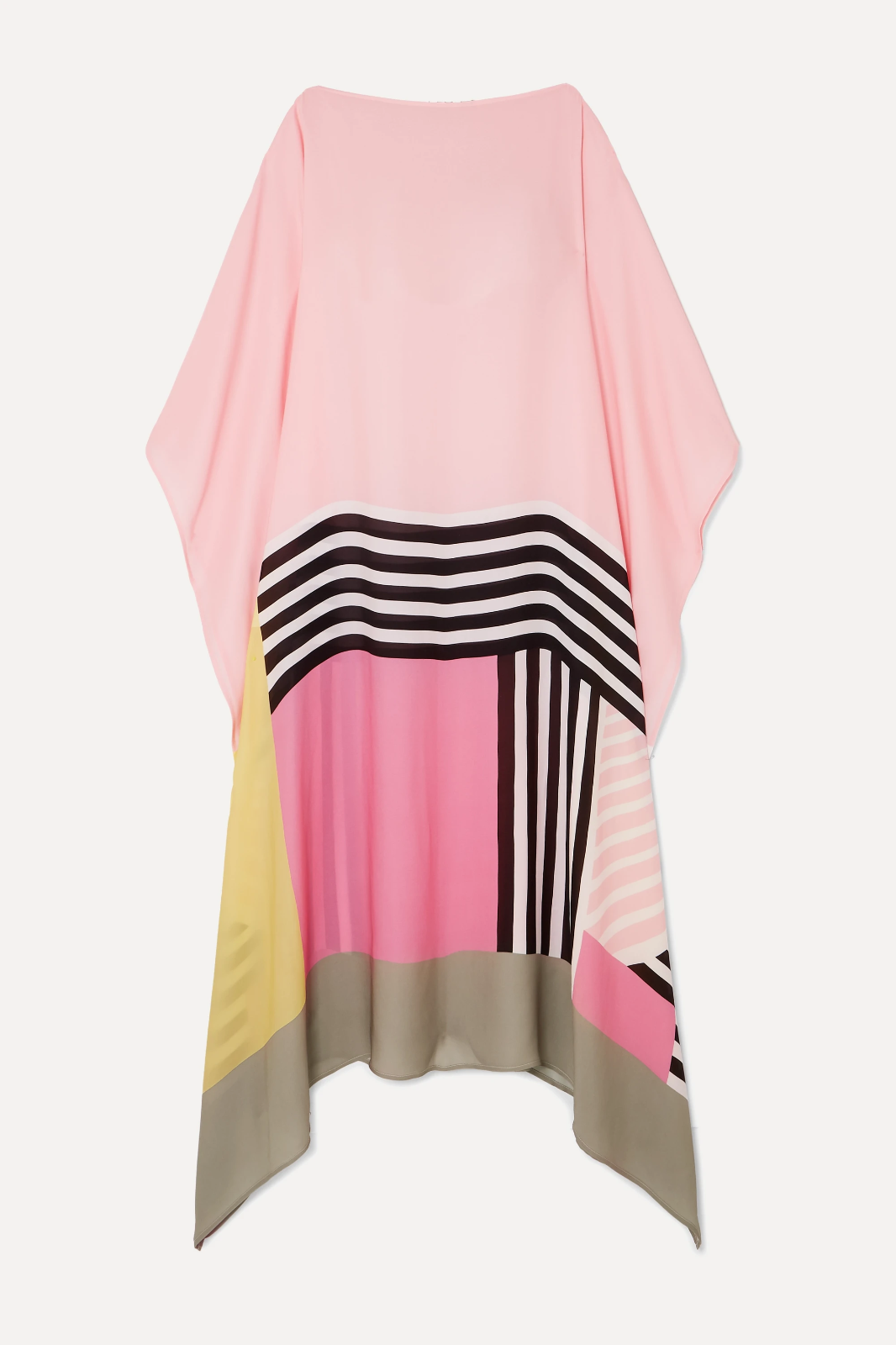 Aria | Women's Caftan Dress Geometric Print Batwing Sleeve Maxi Dress