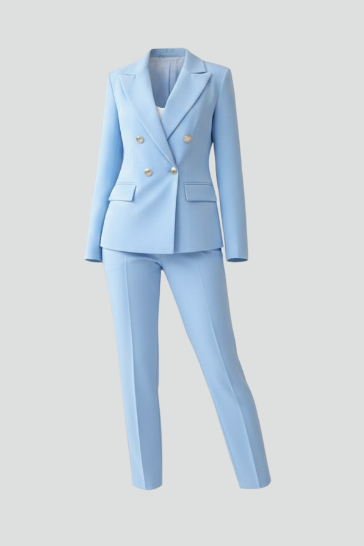 Scarlett | Women's Double Breasted Blazer Suit Set