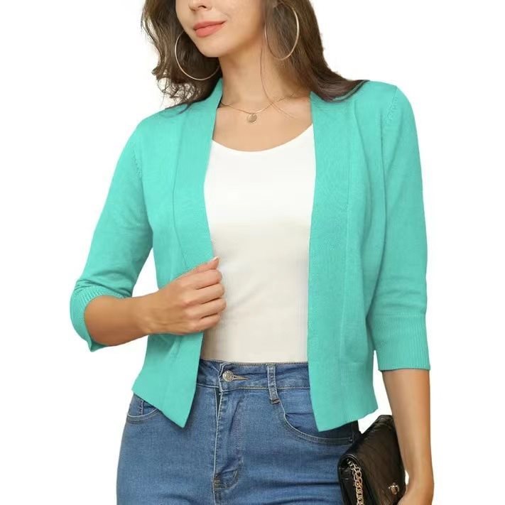 Scarlett | Women's Open Front 3/4 Sleeve Cardigan