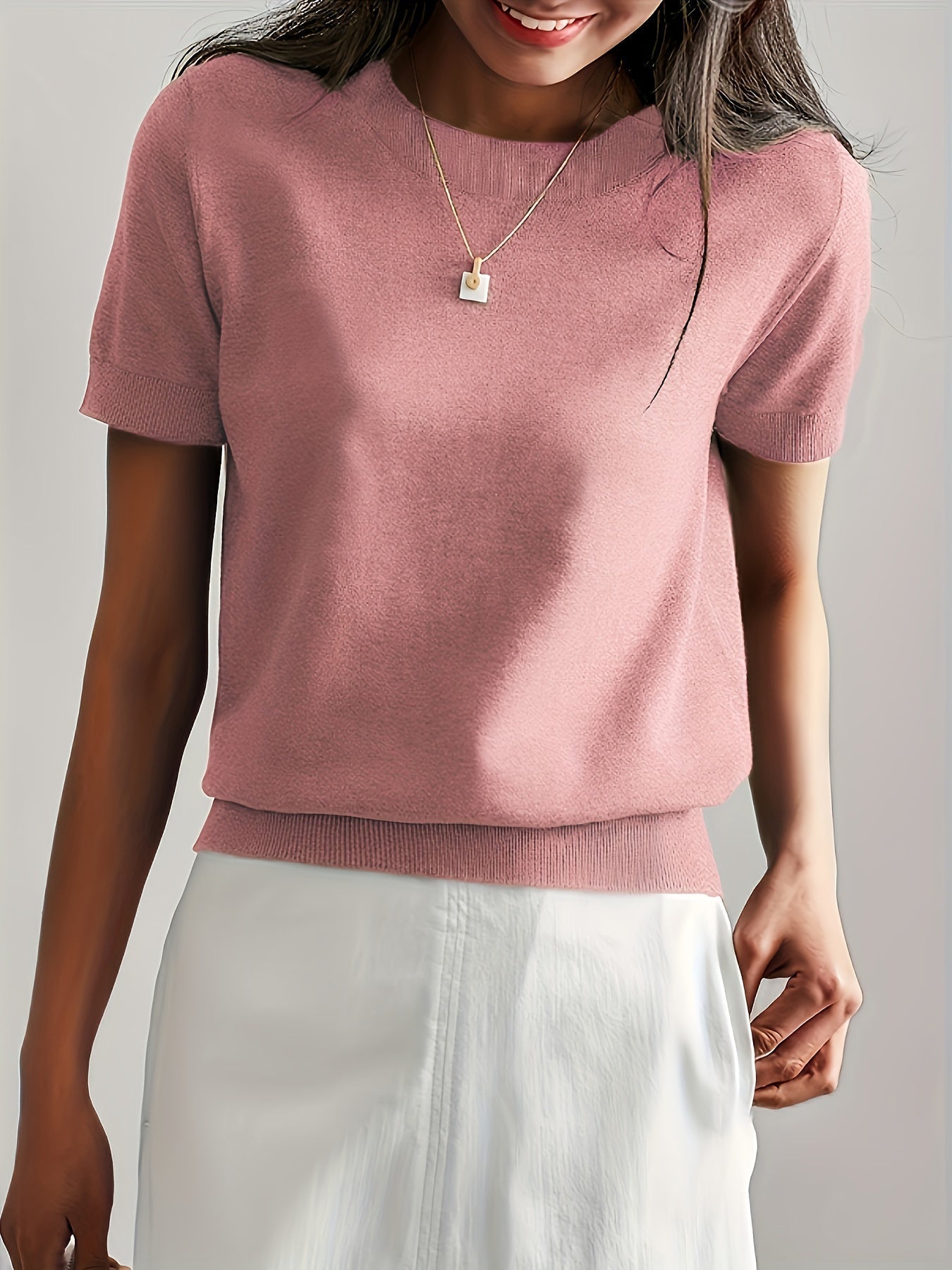 Serenity | Women's Short Sleeve Knit Sweater