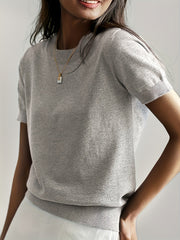 Serenity | Women's Short Sleeve Knit Sweater