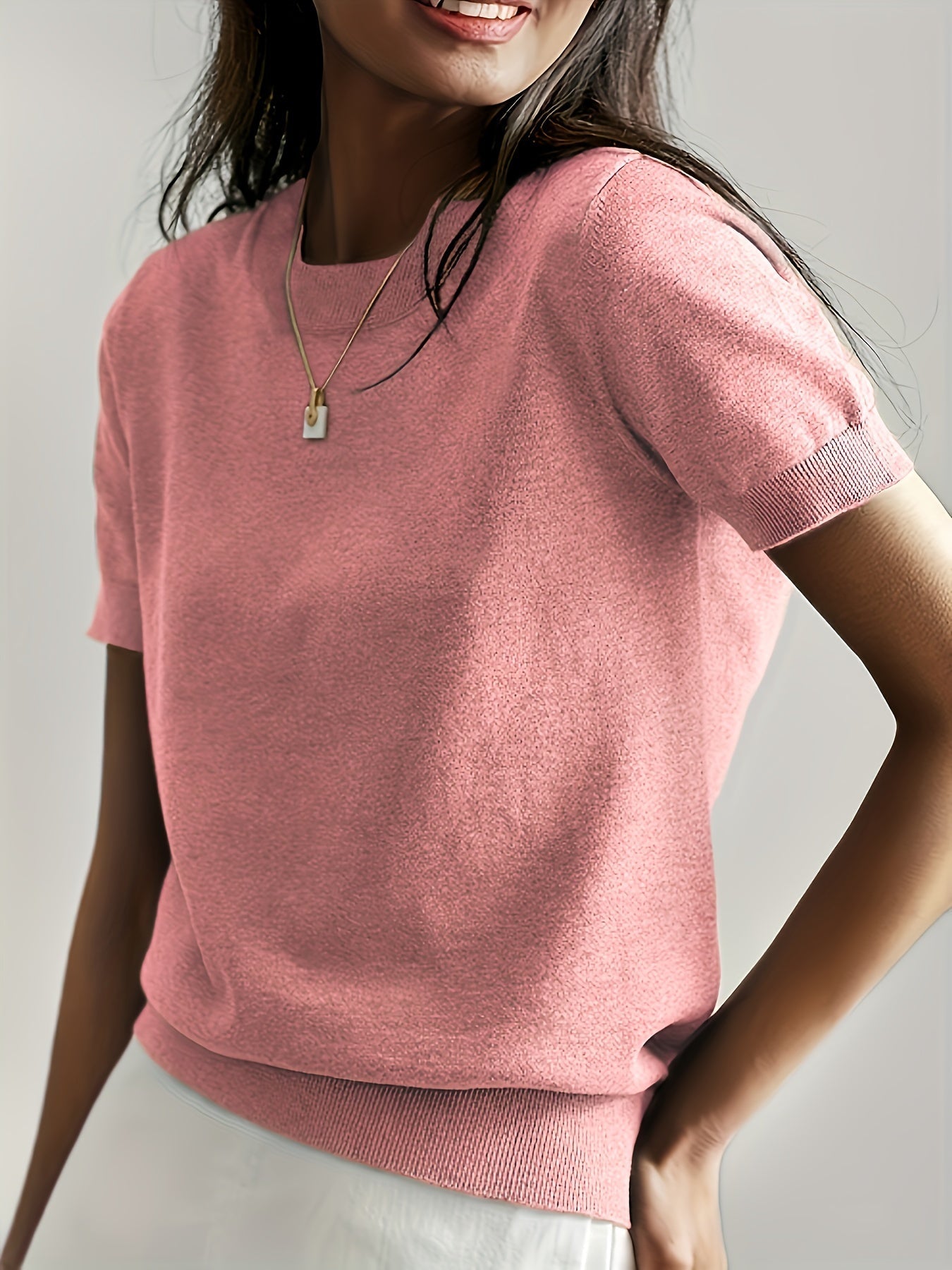 Serenity | Women's Short Sleeve Knit Sweater