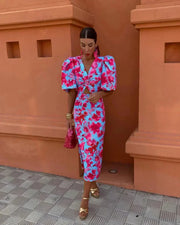 Violette | Women's Wedding Guest Midi Dress