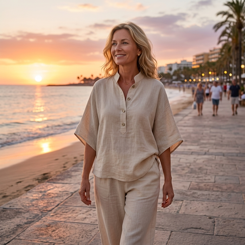 Tabitha | Women's Button Up Blouse Relaxed Set