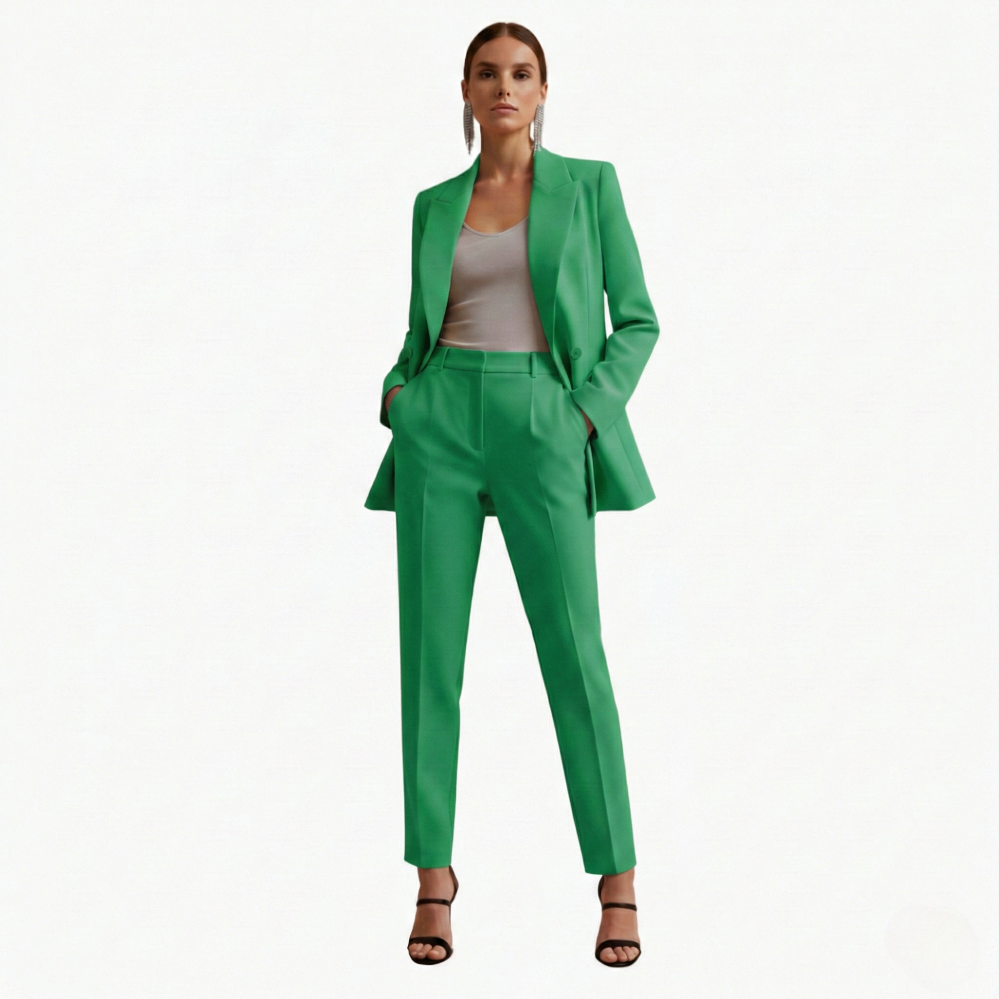 Tabitha | Women's Double Breasted Blazer Suit Set
