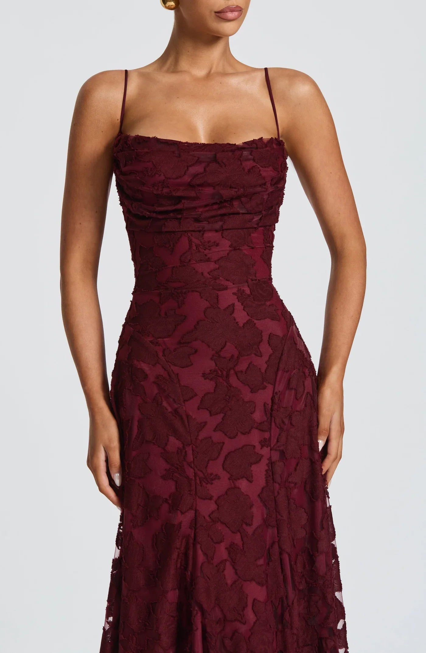 Taleah | Women's Floral A-Line Maxi Wedding Guest Dress