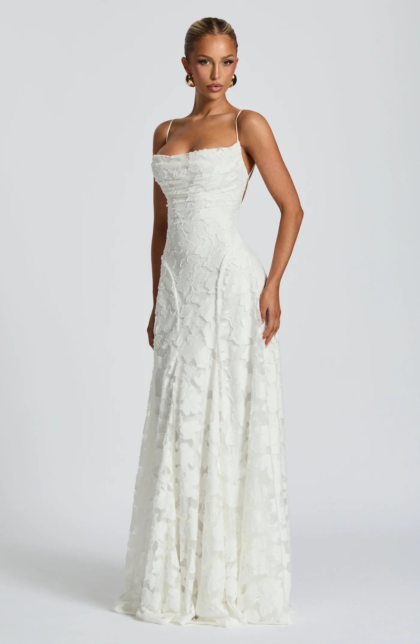 Taleah | Women's Floral A-Line Maxi Wedding Guest Dress