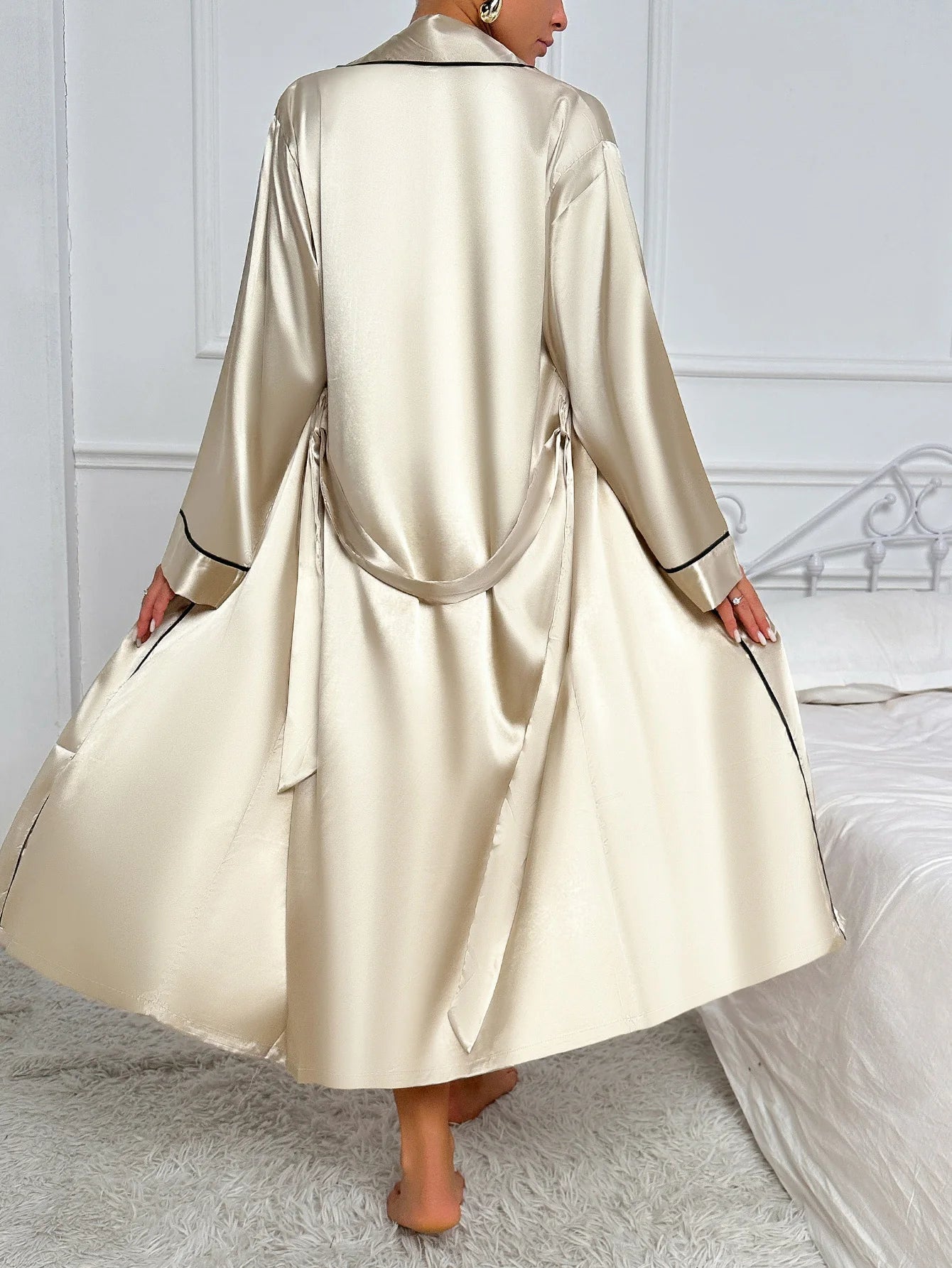 Valdris | Women's Slip Dress and Robe Pajama Set