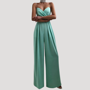Zelda | Women's Sweetheart Wide Leg Jumpsuit