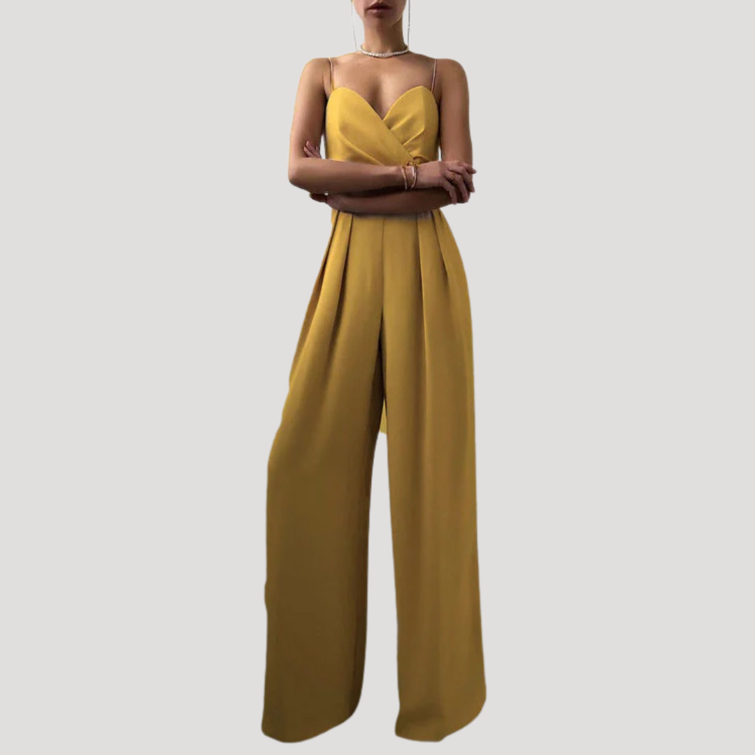 Zelda | Women's Sweetheart Wide Leg Jumpsuit