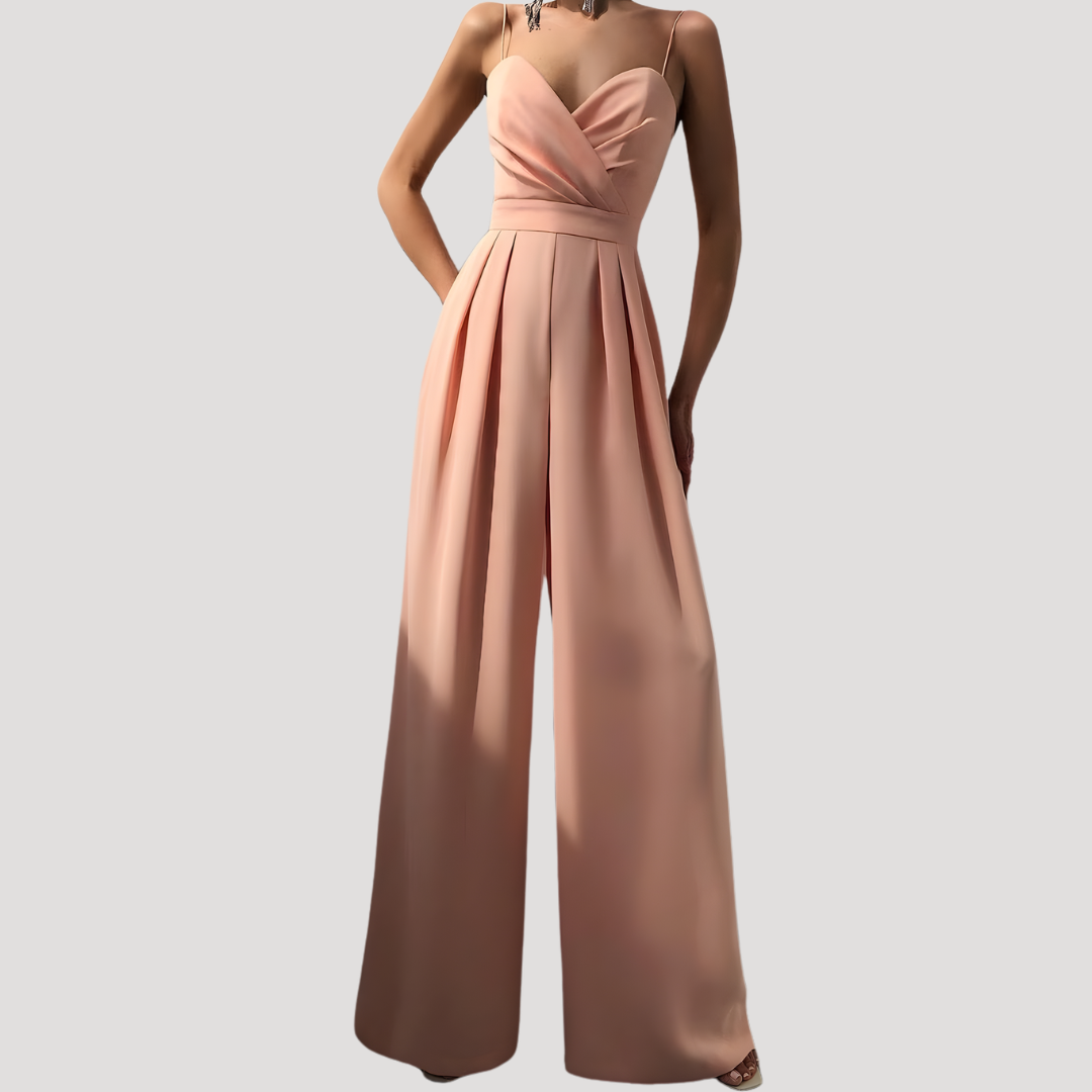 Zelda | Women's Sweetheart Wide Leg Jumpsuit