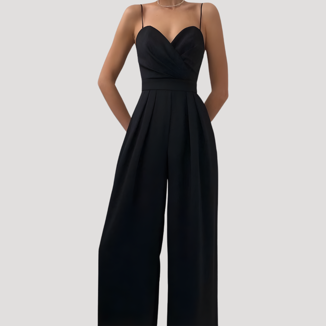 Zelda | Women's Sweetheart Wide Leg Jumpsuit