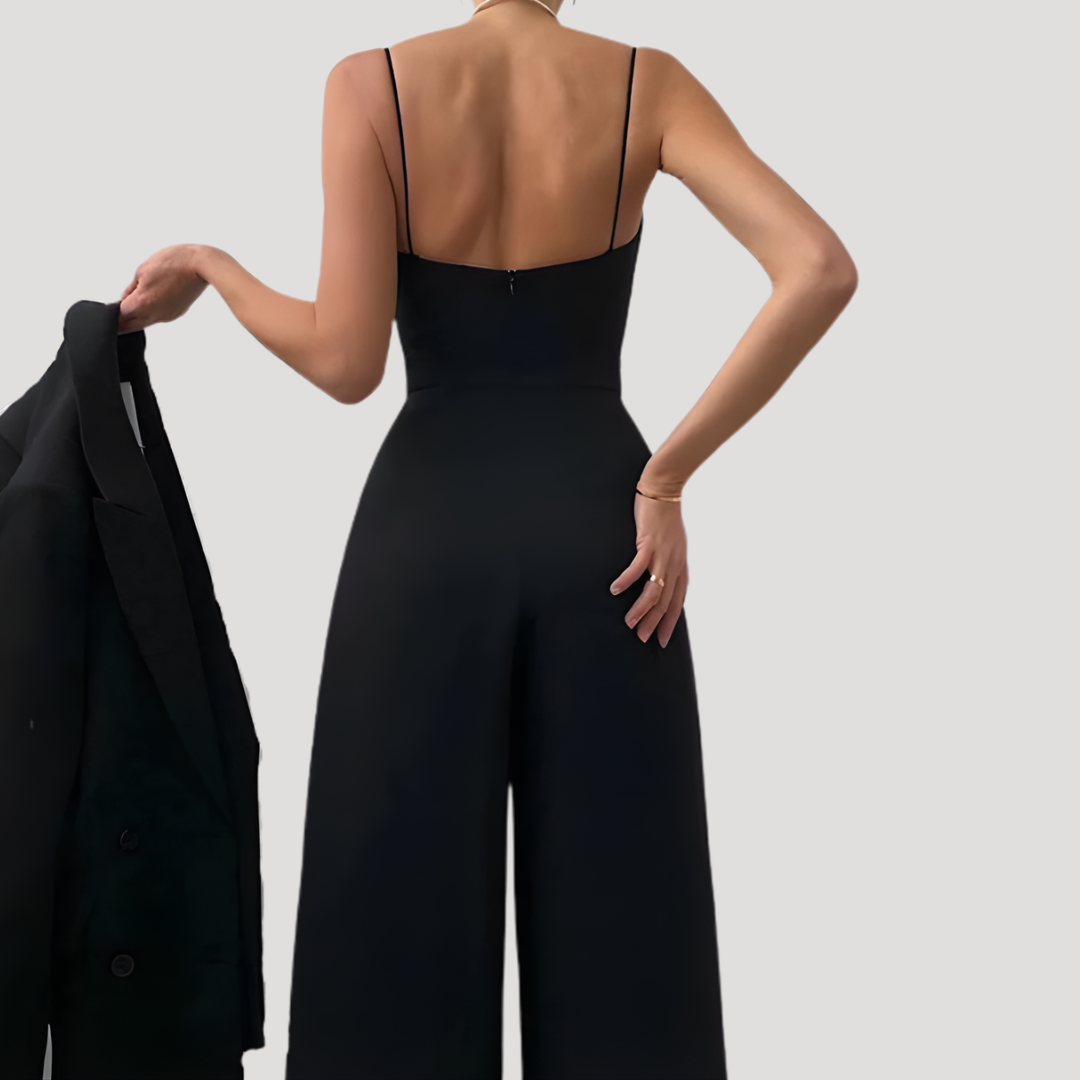 Zelda | Women's Sweetheart Wide Leg Jumpsuit